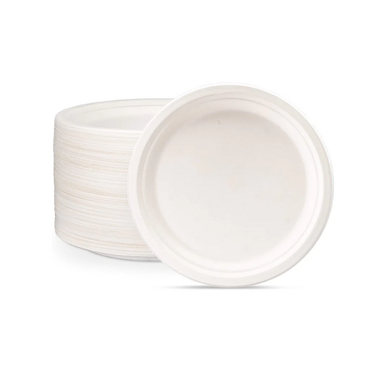 Paper Plates Sagurcane 7''  1x10's