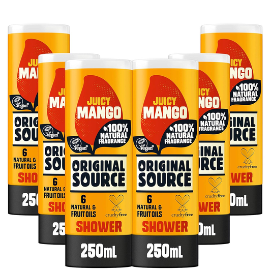 ORIGINAL SOURCE SHOWER GEL MANGO 6 x 250ML