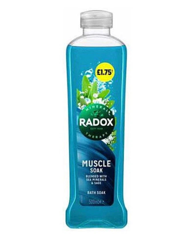 Radox BATH MUSCES SOAK 1.75 6 × 500ML