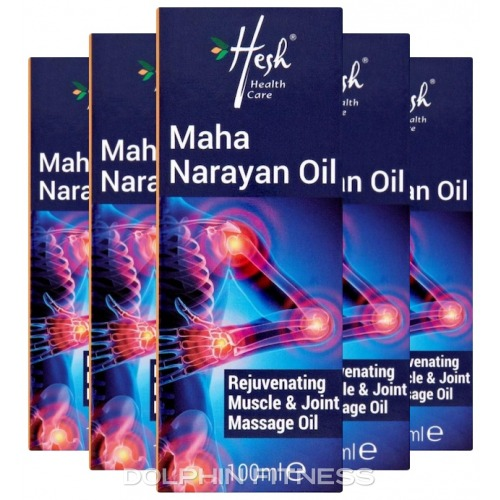HESH MAHA NARAYAN MUSCLE OIL 6 x 100ML