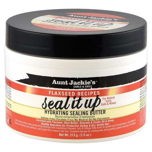 AUNT JACKIES J FLAXSEED SEAL IT UP SEALING BUTTER 1 × 7.502