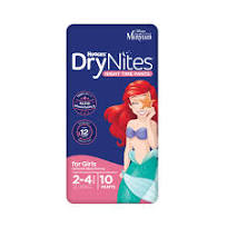Huggies Drynites -7 Girl  3x10's