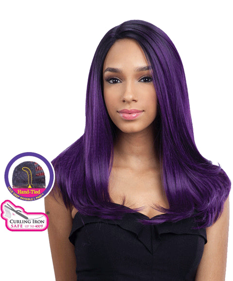 FREETRESS EQUAL LACE FRONT DEEP INVISIBLE L PART SYN JUSTICE WIG  Color 4 Lace Wigs Asetena Pa 