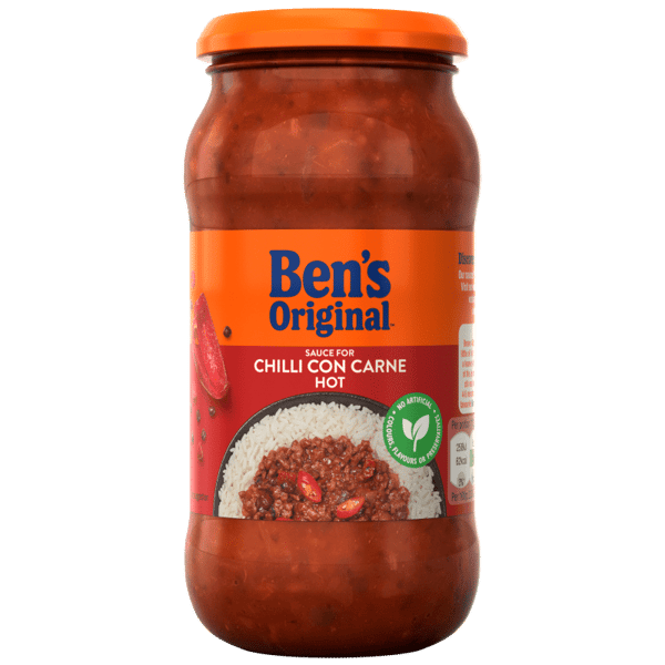 Bens Mexican Sauce Chilli Hot  6x450g
