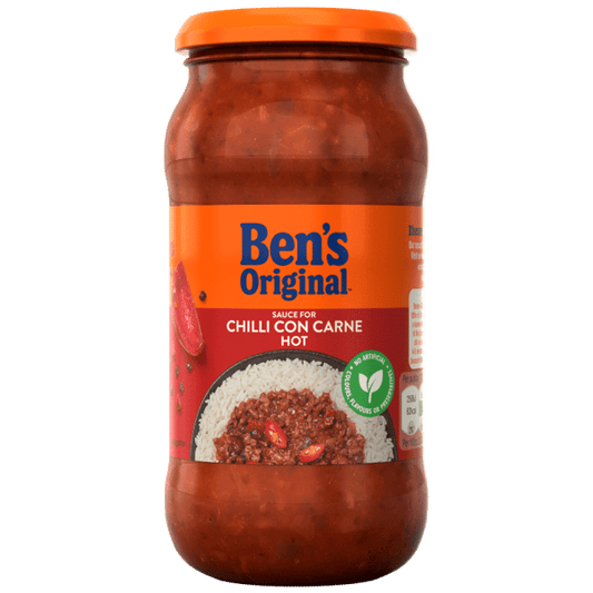 Bens Mexican Sauce Chilli Hot  6x450g