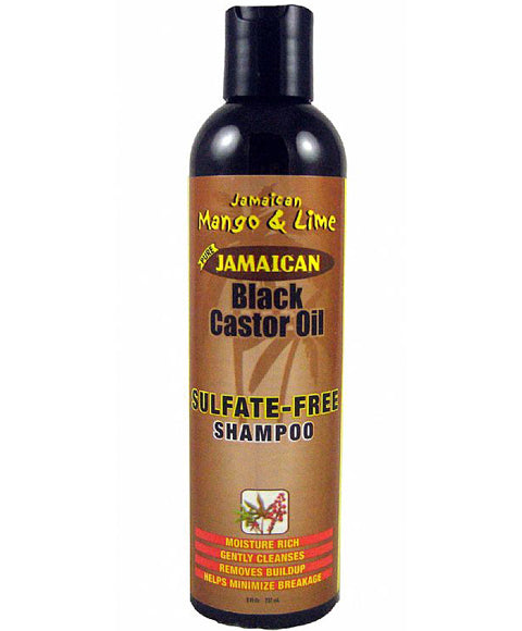 JAMAICAN MANGO AND LIME BLACK CASTOR OIL SULFATE FREE SHAMPOO 237 ml (Pack of 2) Shampoo Asetena Pa 