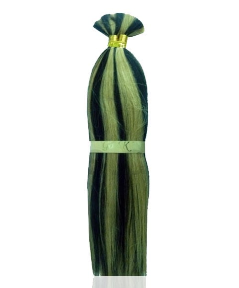 JANET HH MINK YAKY BULK 18 Color TT1B/24 Human Hair Braids Asetena Pa 