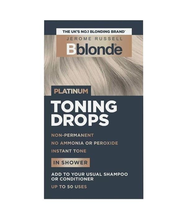 BLONDE IN SHOWER TONING DROPS PLATINUM 50ml Hair Color Asetena Pa 
