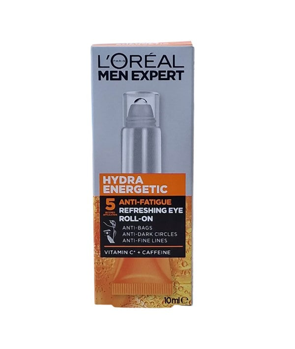 MEN EXPERT HYDRA ENERGETIC ANTI FATIGUE REFRESHING EYE ROLL ON 10 ml Skin Moisturizing Asetena Pa 
