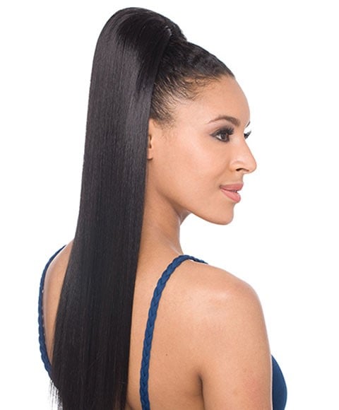 EQUAL DRAWSTRING PONYTAIL SYN FUTURA YAKI STRAIGHT 20 Color 1 PonyTail Asetena Pa 