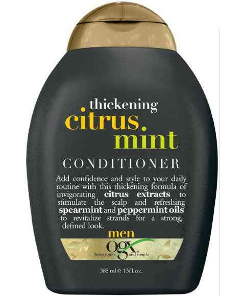 THICKENING CITRUS MINT CONDITIONER FOR MEN 385 ml Conditioner Asetena Pa 