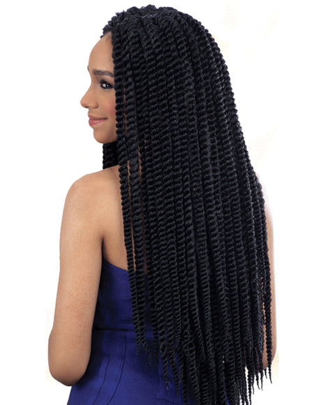 QUE SYN 2 X JUMBO SENEGAL TWIST BRAID  Color 4 Hair for Braid Extensions Asetena Pa 