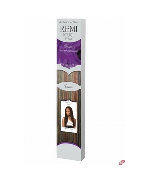 REMI TOUCH DIVINE VELVET YAKI WEAVE 16-17.50 Color P1B/33 Human Hair Bundles Asetena Pa 