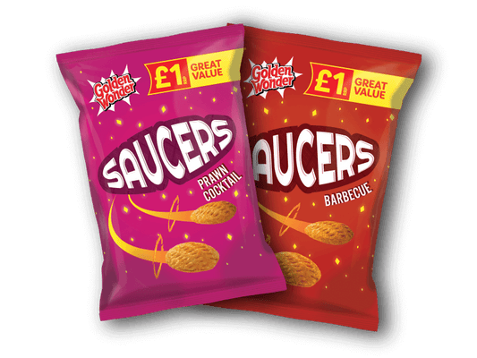 Golden Wonder Bbq Saucers   18x40g