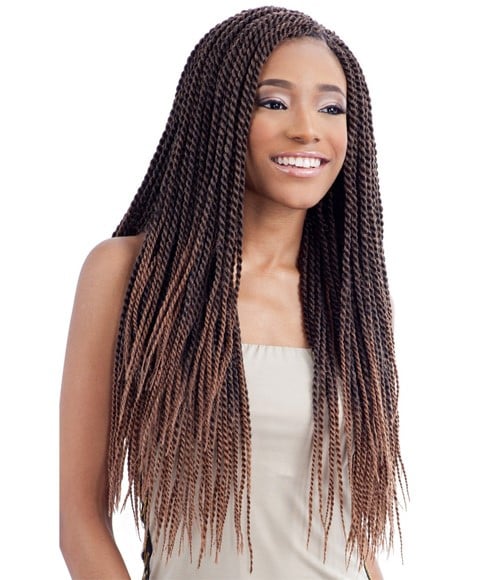 GLANCE SYN SENEGALESE TWIST SMALL BRAID  Color 33 Hair for Braid Extensions Asetena Pa 