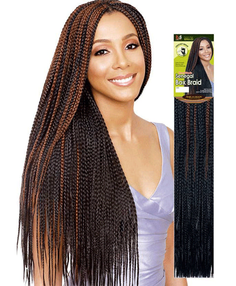 BOBBI BOSS SYN SENEGAL BOX BRAID  Color T1B/33 Hair for Braid Extensions Asetena Pa 