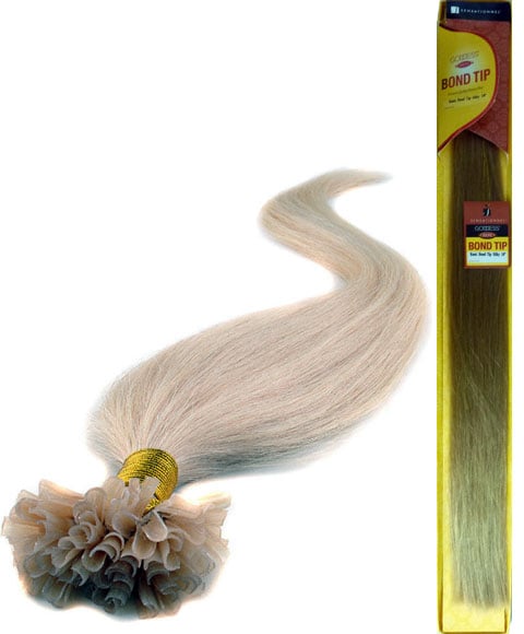 GODDESS REMI BOND TIP SILKY EXTENSIONS 18 Color 27 Tape In and Clip On Hair Extensions Asetena Pa 