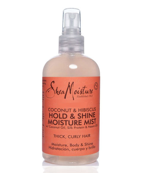 COCONUT AND HIBISCUS HOLD AND SHINE MOISTURE MIST 236 ml Sprays, Serums and Oils Asetena Pa 