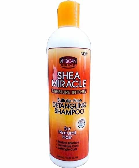 SHEA MIRACLE MOISTURE INTENSE DETANGLING SHAMPOO 355 ml (Pack of 6) Shampoo Asetena Pa 