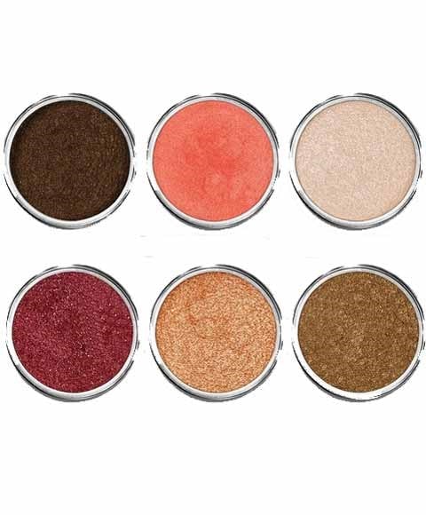 SHIMMER POWDER  Color Gold & Brown Blush And Highligter Asetena Pa 