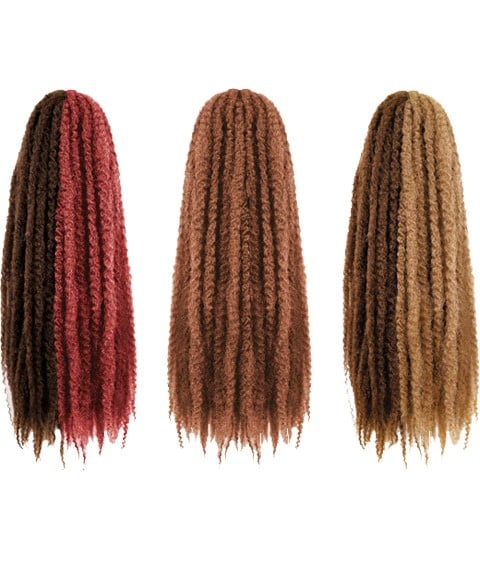 SOFT N SILKY SYN AFRO TWIST BRAID  Color M350/1B Hair for Braid Extensions Asetena Pa 
