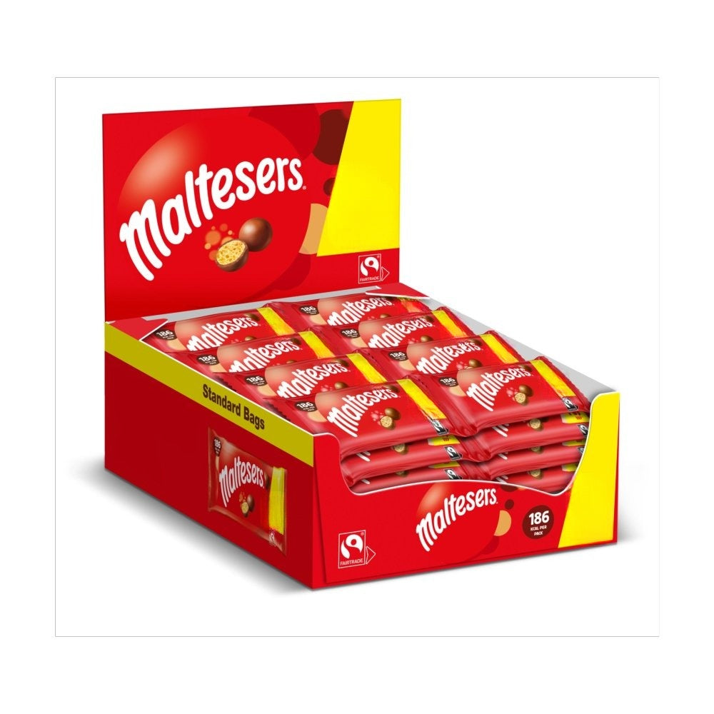 Maltesers Milk Chocolate & Honeycomb Snack Bag 37g Box of 40