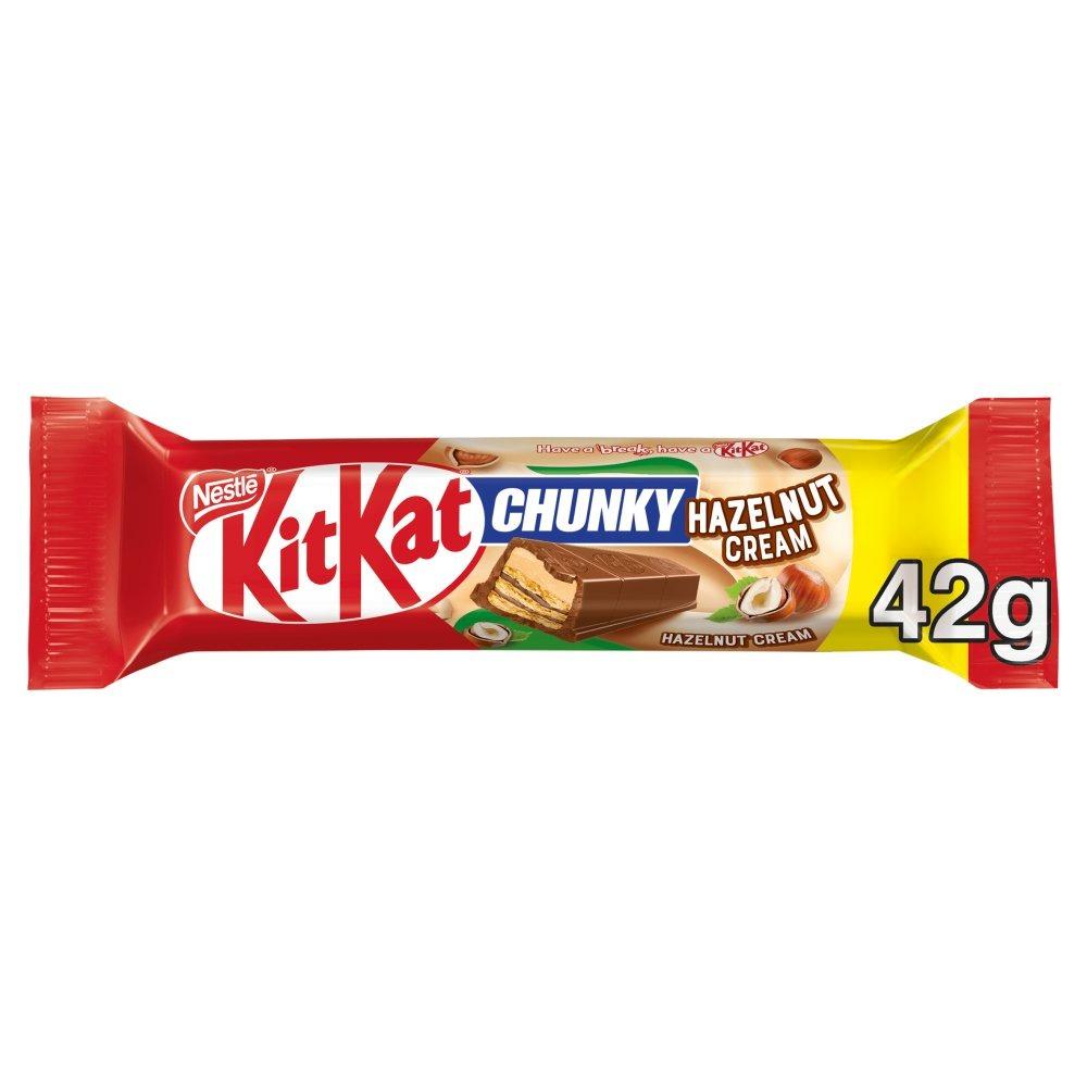 Kit Kat Chunky Hazelnut Cream Chocolate Bar 42g