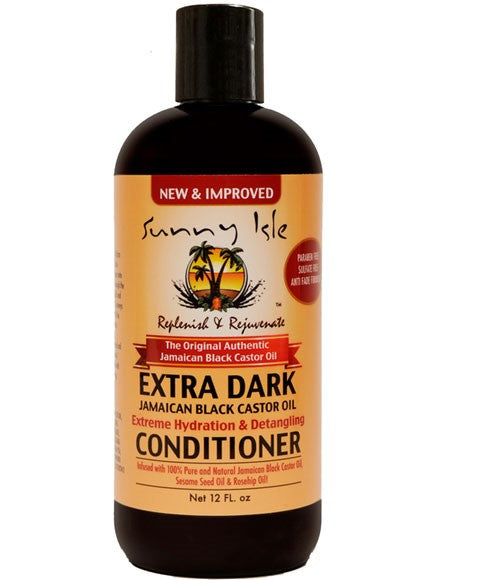 EXTRA DARK JAMAICAN BLACK CASTOR OIL HYDRATION AND DETANGLING CONDITIONER 12 Oz Conditioner Asetena Pa 