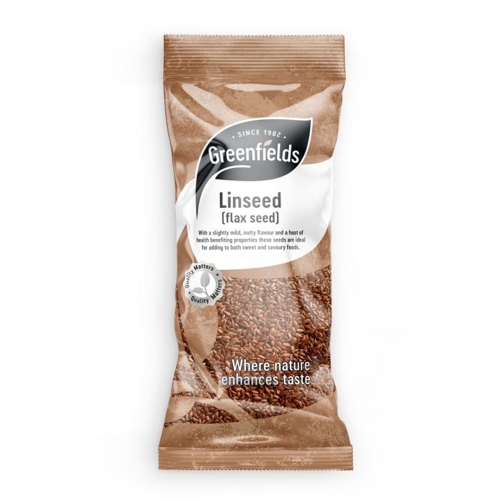 Greenfield Linseed (flax Seeds)  12x100g