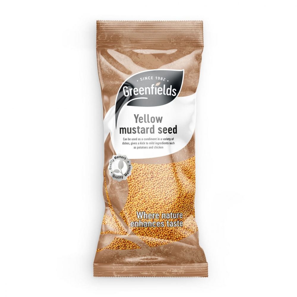 Greenfields Yellow Mustard Seeds  12x100g