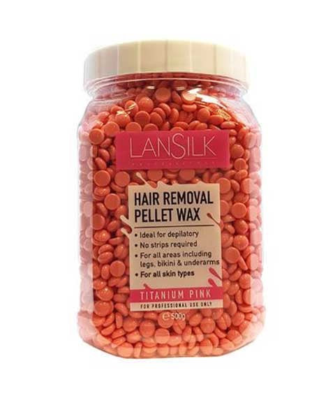 TITANIUM PINK HAIR REMOVAL PELLET WAX 500 g Hair Removing Asetena Pa 