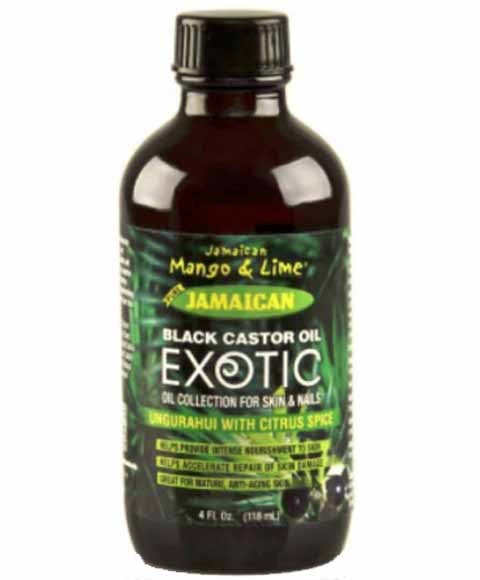 JAMAICAN BLACK CASTOR OIL EXOTIC UNGURAHUI WITH CITRUS SPICE 118 ml Skin Moisturizing Asetena Pa 