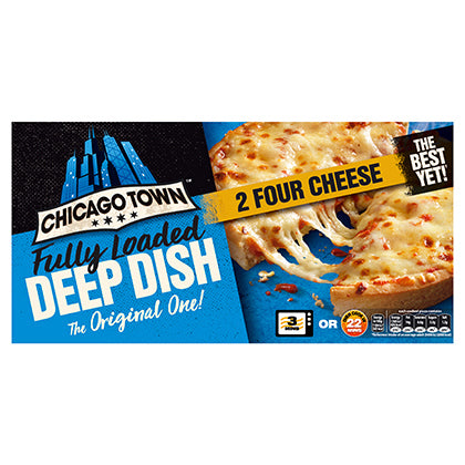 Chicago Town Deep Dish Four Cheese Pizzas 2 x 148g Ready Meal Bundles Asetena Pa Chicago Town Deep Dish Four Cheese Pizza 2x148g Frozen Meal