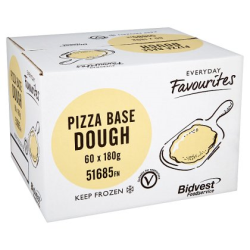 Everyday Favourites Pizza Base Dough 7-9" 1 x 60PK Ready Meals Asetena Pa 