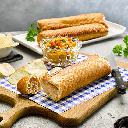 8" Sausage Roll Unbaked 160g 40 x 160g Ready Meals Asetena Pa 