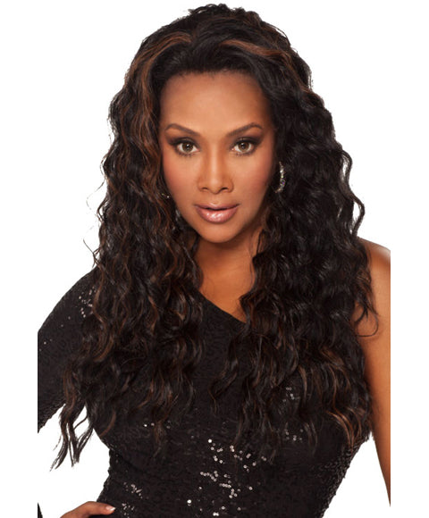 PURE STRETCH CAP SYN AUGUSTA V DEEP LACE FRONT WIG  Color 1 Lace Wigs Asetena Pa 