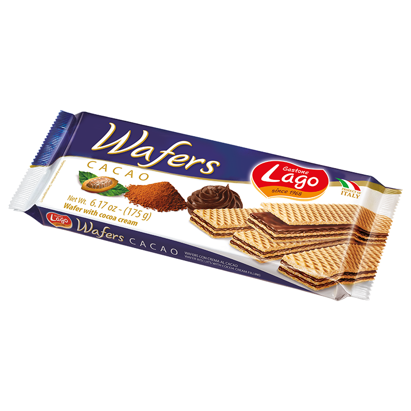 Lago Wafer Cacao & Vanilla  1x6005