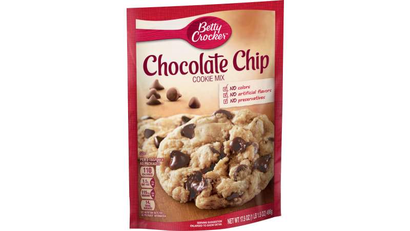 MASBetty Crocker USA Chocolate Chip Cookie Mix 495g Box of 12-Fd