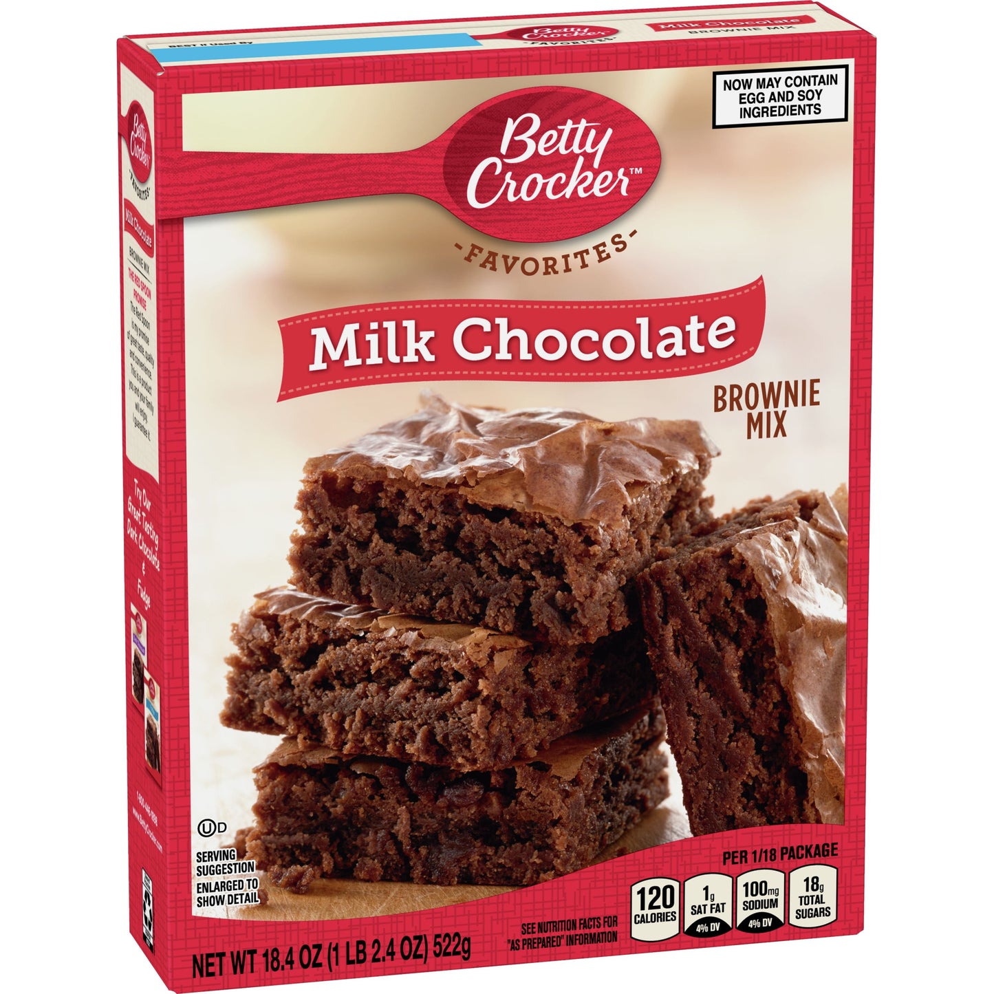 MASBetty Crocker USA Milk Chocolate Brownie Mix 522g-Fd