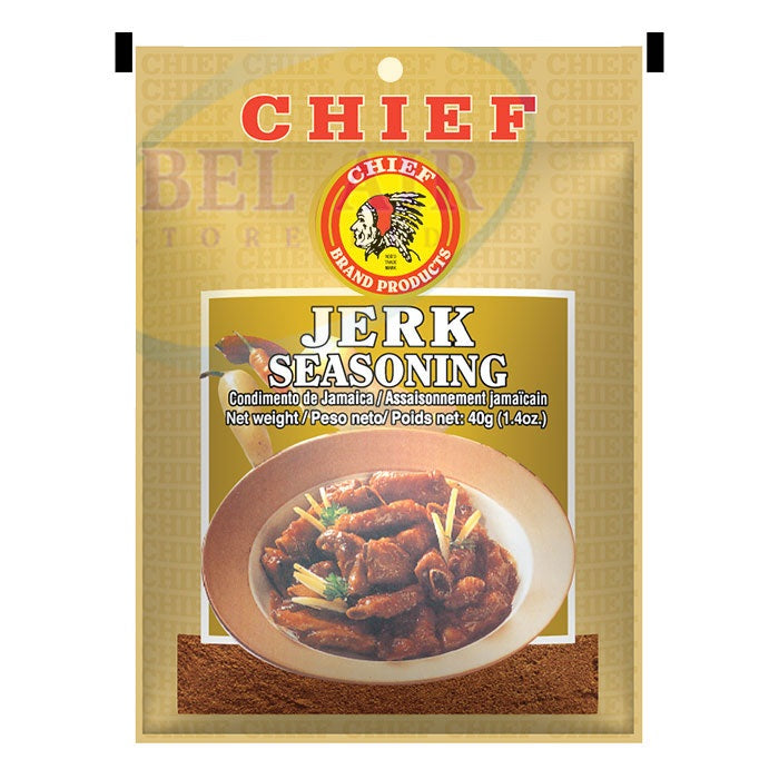 MASChief Jerk Seasoning 40g-Fd Seasonings - Caribbean Asetena Pa 