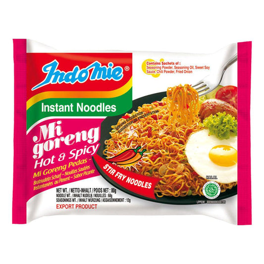 MASIndomie Noodles Mi Goreng Pedas 70g Box of 40-Fd