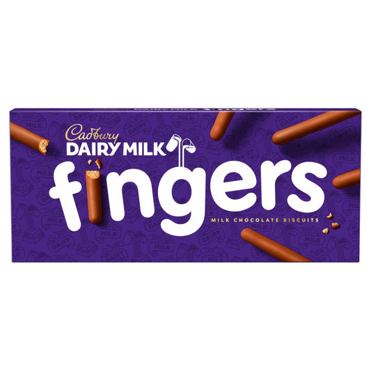 Cad Dairy Milk Fingers Chocolate Biscuits 114g