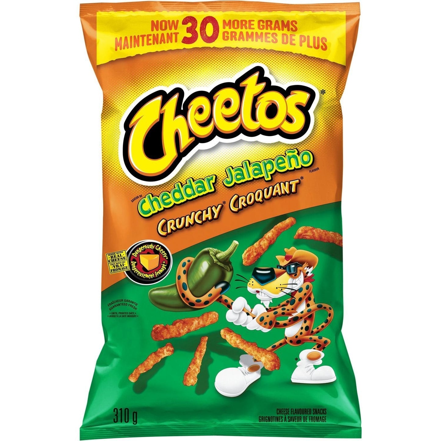 MASCheetos Cheddar Jalapeno Crunchy Cheese Snacks 310g Box of 10-Fd