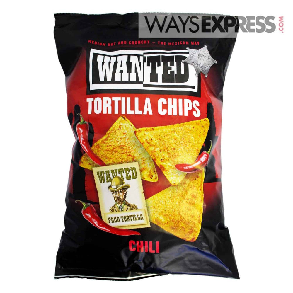 Wanted Tortilla Chips Chilli 100g-Food