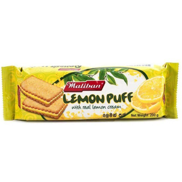 MASMaliban Lemon Puff Biscuits 200g Box of 15-Fd