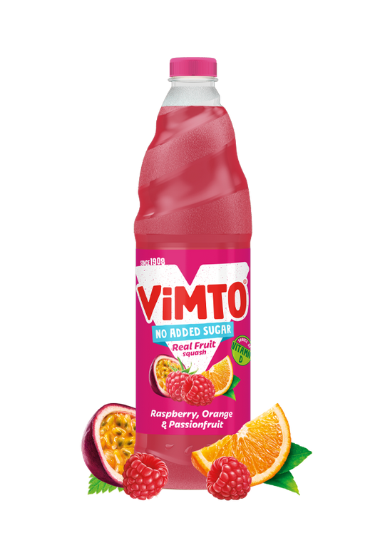 Vimto Raspberry, Orange & Passionfruit Real Fruit Squash 725ml-Food