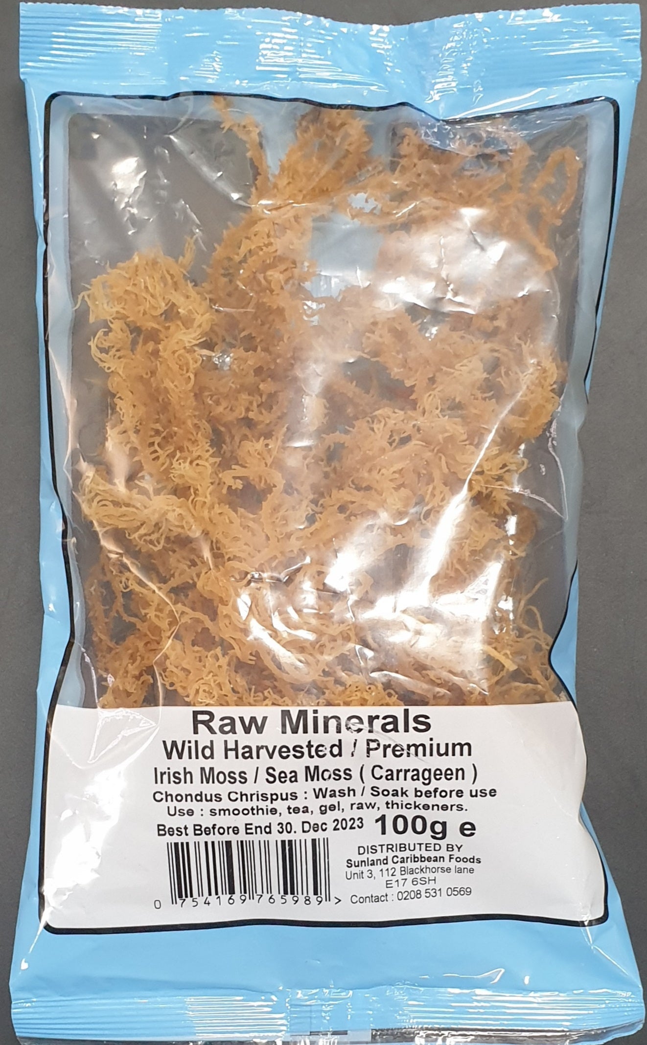 MASSea Moss Irish Moss Gold Raw Wild Crafted 100g-Fd