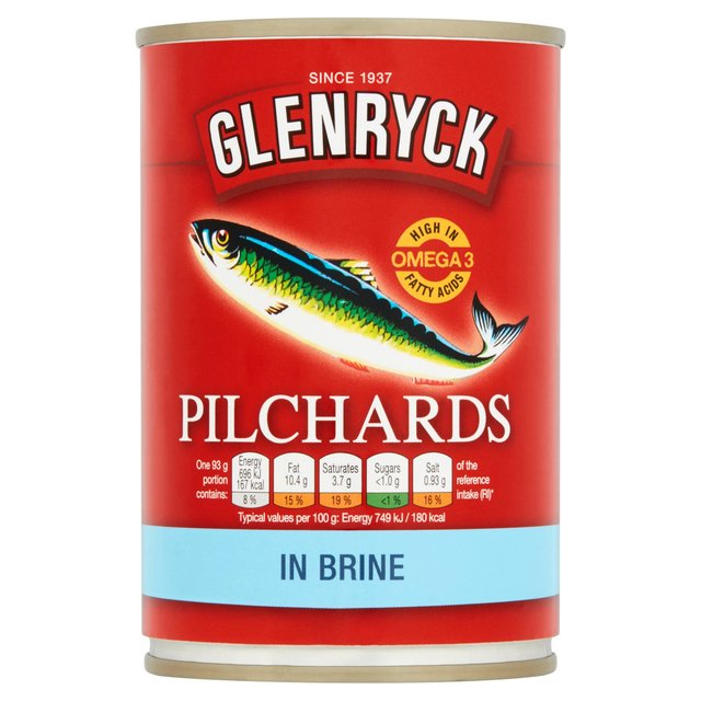 SKGlenryck Pilchards in Brine 400g