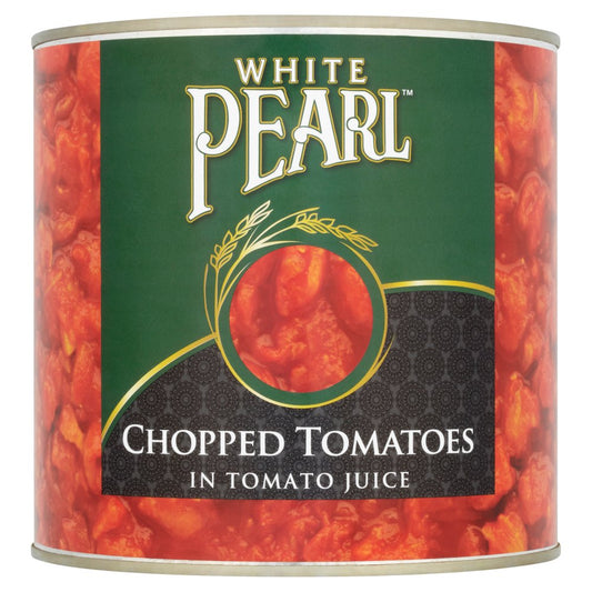 White Pearl Chopped Tomatoes in Tomato Juice 2.5kg-Food