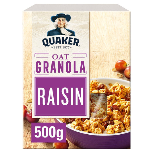 Quaker Oat Raisin Granola 500g